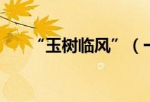 “玉树临风”（一词的意思是什么呢）
