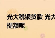 光大税银贷款 光大微众税银联名信用卡怎么提额呢