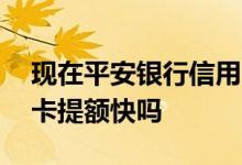 现在平安银行信用卡提额快吗 平安银行信用卡提额快吗