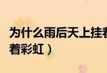 为什么雨后天上挂着彩虹（为什么雨后天上挂着彩虹）