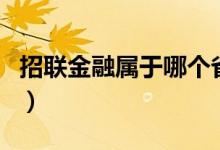 招联金融属于哪个省的（招联金融属于网贷吗）