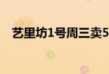  艺里坊1号周三卖50伙 视乎情况考虑加推 