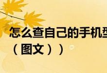 怎么查自己的手机型号（怎么查自己的手机号（图文））