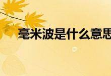 毫米波是什么意思（hm表示什么单位）