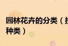 园林花卉的分类（按园林用途划分花卉有哪些种类）