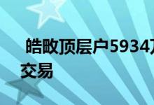  皓畋顶层户5934万 765万买东环II3房终止交易 