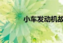 小车发动机故障灯亮了是什么 