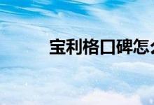  宝利格口碑怎么样 车主真实感受 
