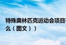 特殊奥林匹克运动会项目有哪些（特殊奥林匹克运动会是什么（图文））