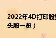 2022年4D打印股票概念有那些（4D打印龙头股一览）