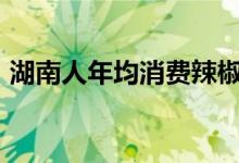 湖南人年均消费辣椒100斤（价格下降三成）