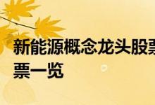 新能源概念龙头股票有哪些新能源龙头概念股票一览