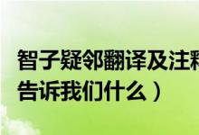 智子疑邻翻译及注释（智子疑邻怎么翻译以及告诉我们什么）
