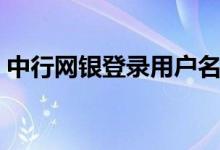 中行网银登录用户名不弹出（中行网银登录）