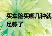 买车险买哪几种就可以了 买车险买哪几种就足够了