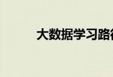 大数据学习路径 大数据如何学习