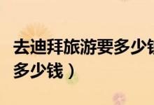 去迪拜旅游要多少钱存款证明（去迪拜旅游要多少钱）