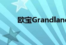  欧宝Grandland X规格和详细信息 
