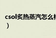 csol炙热蒸汽怎么样（csol炙热蒸汽怎么抽技）
