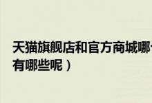 天猫旗舰店和官方商城哪个是正品（天猫淘宝商城正品店都有哪些呢）