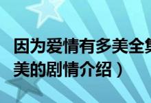 因为爱情有多美全集剧情介绍（因为爱情有多美的剧情介绍）