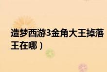 造梦西游3金角大王掉落（4399造梦西游3金角大王银角大王在哪）
