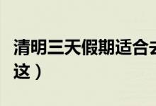 清明三天假期适合去哪里玩（最佳旅游地方在这）