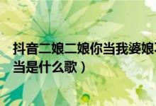 抖音二娘二娘你当我婆娘不当歌词（二娘二娘你当我婆娘不当是什么歌）