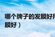 哪个牌子的发膜好用又有香味（哪个牌子的发膜好）
