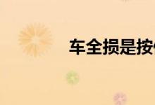  车全损是按保险保单赔钱吗 
