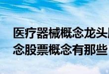 医疗器械概念龙头股一览2022年医疗器械概念股票概念有那些