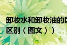 卸妆水和卸妆油的区别是（卸妆水和卸妆油的区别（图文））