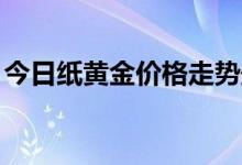 今日纸黄金价格走势最新查询 2022年8月1日