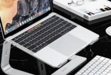 以32%的折扣购买OMOTON的银色铝制MacBook支架
