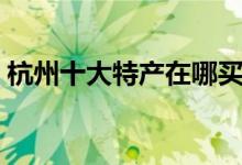 杭州十大特产在哪买（杭州十大特产有哪些）