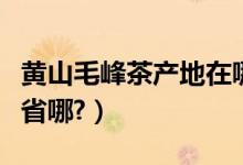 黄山毛峰茶产地在哪里（黄山毛峰茶产于安徽省哪?）