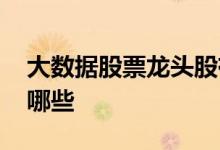 大数据股票龙头股有哪些 大数据龙头股票有哪些