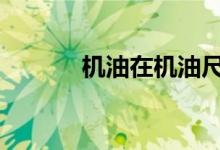 机油在机油尺什么刻度最合适 