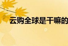 云购全球是干嘛的（云购全球是真的吗）