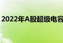 2022年A股超级电容概念股全梳理（附名单）