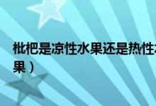 枇杷是凉性水果还是热性水果（枇杷是凉性水果还是热性水果）