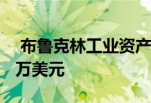  布鲁克林工业资产管理公司的总资产为8100万美元 