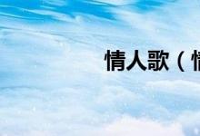 情人歌（情人歌词全文）