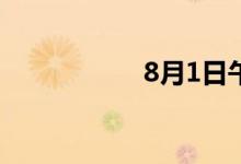 8月1日午间涨停分析