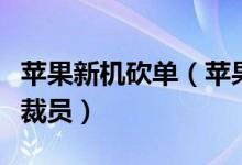 苹果新机砍单（苹果销量下滑或致富士康被迫裁员）