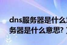 dns服务器是什么意思是唯一的吗（DNS服务器是什么意思?）