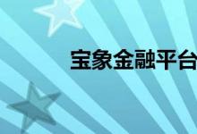宝象金融平台（宝象金融平台）
