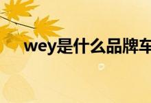  wey是什么品牌车 wey是什么车多少钱 
