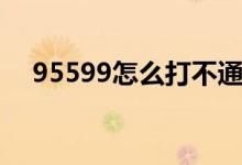95599怎么打不通（95599怎么查余额）