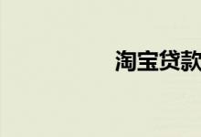 淘宝贷款（淘宝贷款）